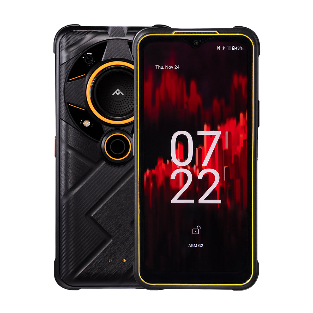 AGM G2 | 5G Telfono indistruttibile senza contratto| Potente processore | Schermo FHD+ da 6,58 pollici a 120Hz | Batteria 7000 mAh | Android 12