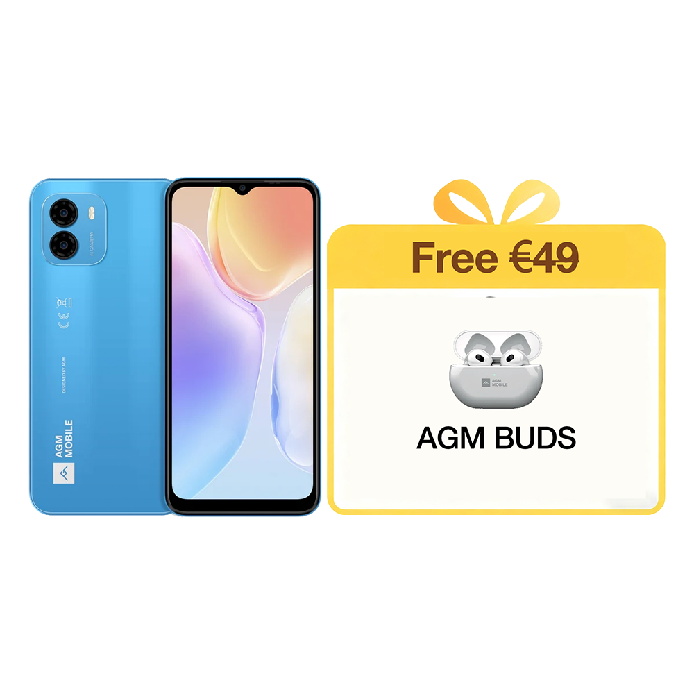 AGM NOTE N1 | Fotocamera AI Dual da 50MP | Display da 90Hz | Android 13 | Batteria potente | 8GB RAM + 128GB ROM