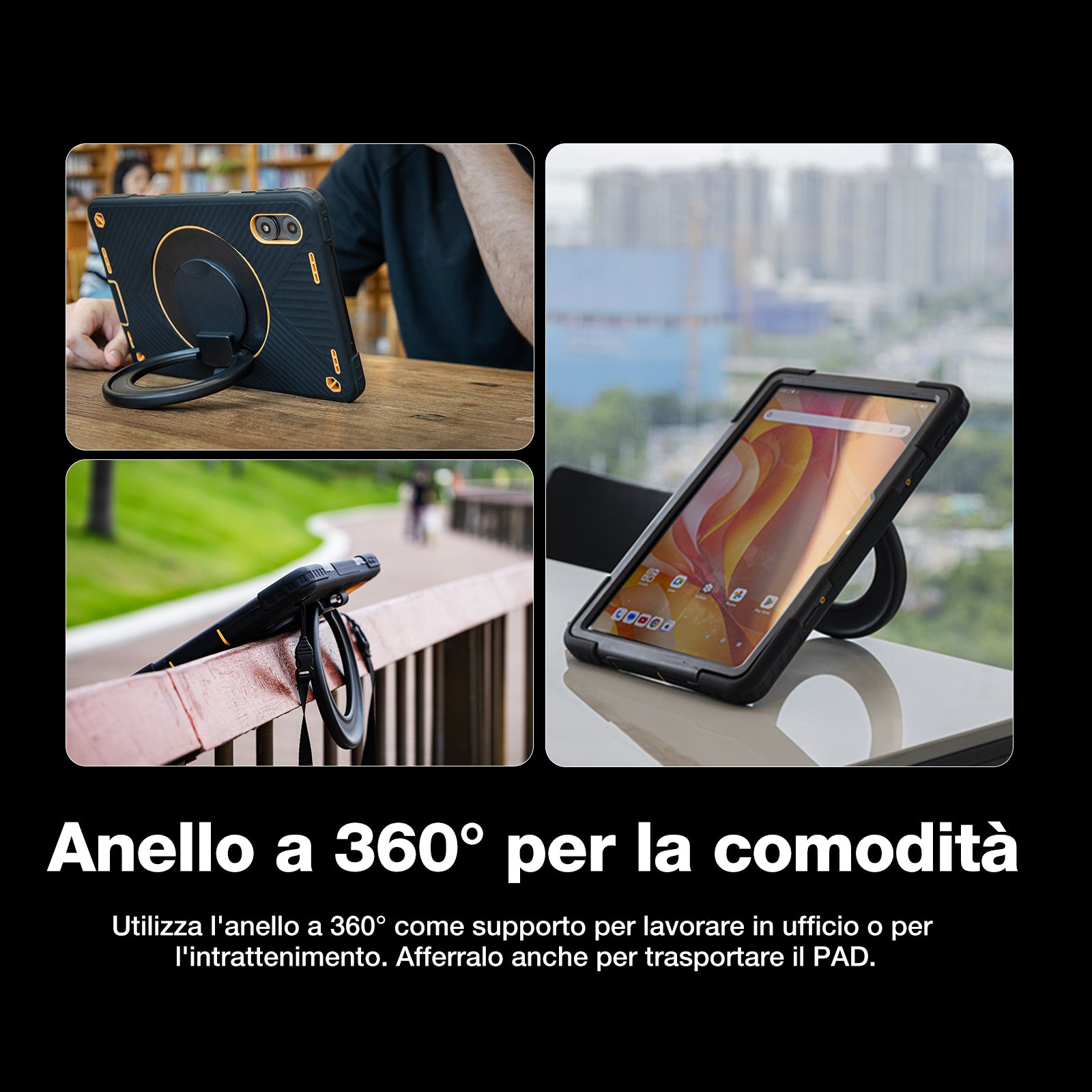 AGM PAD P2 Active | 4G LTE | Robusto | Custodia Rimovibile | Widevine L1 | Helio G99 | Android 14