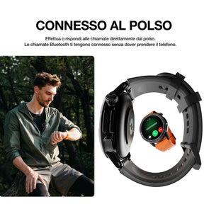 AGM Legion Pro | GPS | Mappe offline | 5ATM | Resistenza all'acqua IP68 | 100+ modalità sportive | Smartwatch