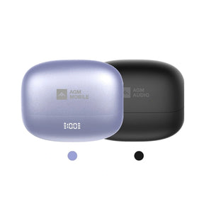 AGM Open Buds 1 | Design Open-Ear | ANC 25+3dB | Autonomia fino a 6 ore | Resistenza all'Acqua IPX4