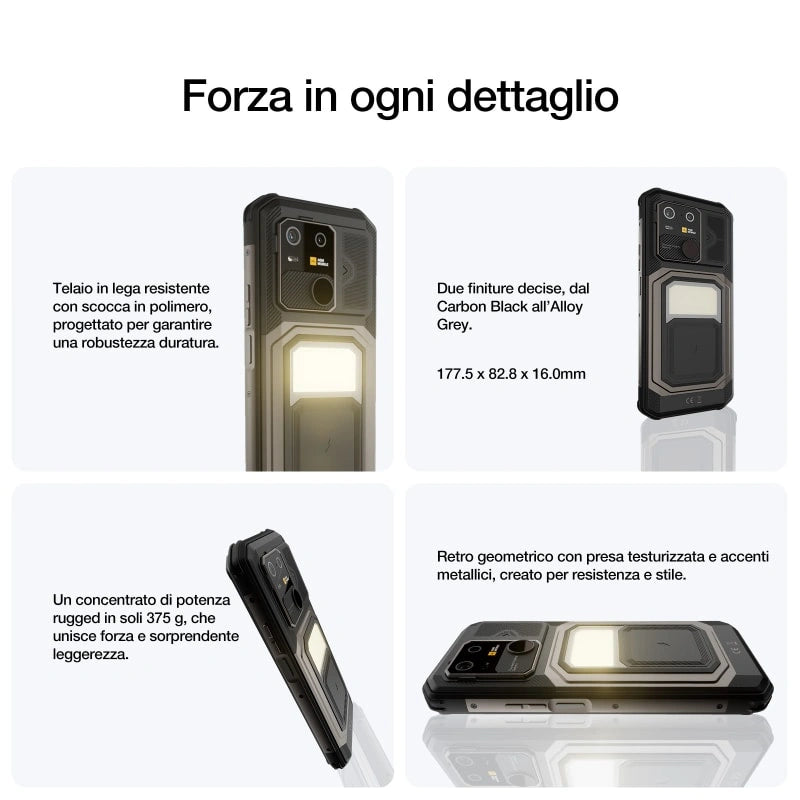 Pre-Vendita | AGM G3 PRO | Smartphone Robusto con Termocamera | 12GB+512GB | Batteria 10000mAh | Display 120Hz | MIL-STD-810H