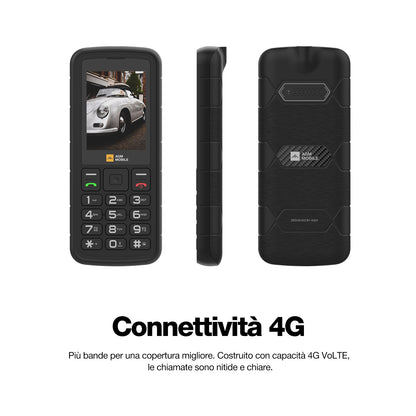 AGM M9 | Robusto | 4G | Ergonómico | Fácil de usar | Marcación rápida | Doble SIM
