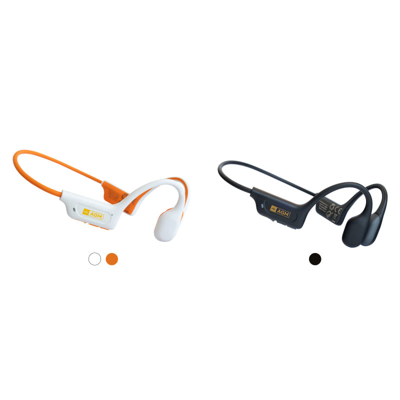 AGM Motion buds | IP68 Impermeabile | Cuffie per Allenamento in Acqua | Auricolari Bluetooth | Cuffie Senza Fili a Conduzione Ossea