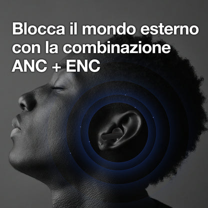 AGM BUDS 3 | ANC + ENC | Batteria a lunga durata | Leggeri e comodi | Controllo touch