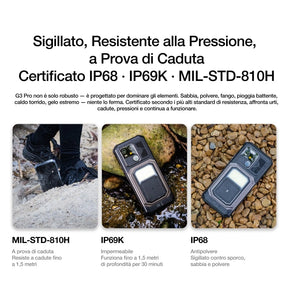 Pre-Vendita | AGM G3 PRO | Smartphone Robusto con Termocamera | 12GB+512GB | Batteria 10000mAh | Display 120Hz | MIL-STD-810H
