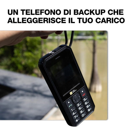 AGM M11｜Power Bank Robusto con Telefono｜Ricarica Inversa Cablata｜Hotspot WiFi 4G｜Batteria 4000mAh｜Supporto Cloud Phone｜Radio FM｜Jack 3.5mm｜Memoria Espandibile fino a 128GB