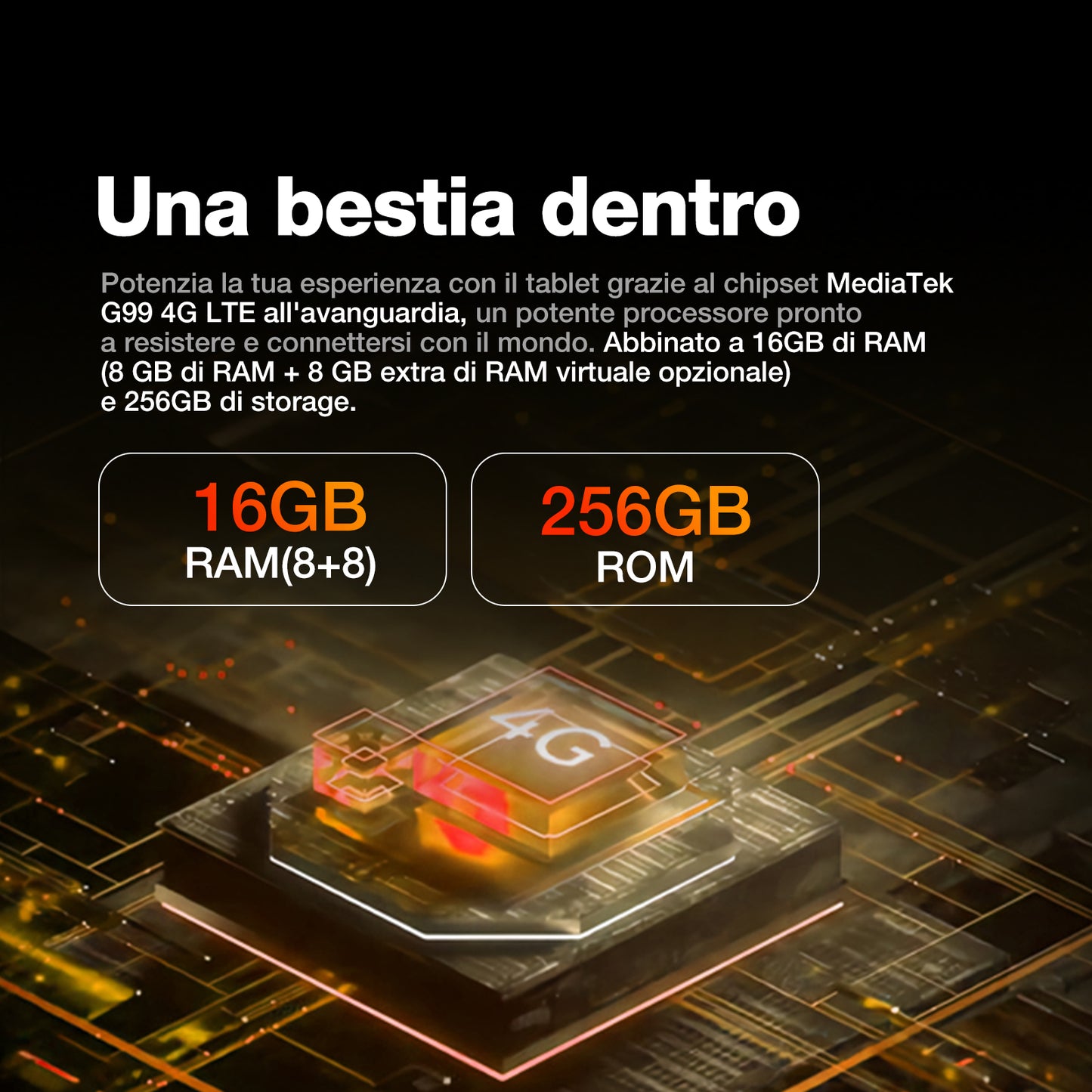 AGM PAD P2 Active | 4G LTE | Robusto | Custodia Rimovibile | Widevine L1 | Helio G99 | Android 14
