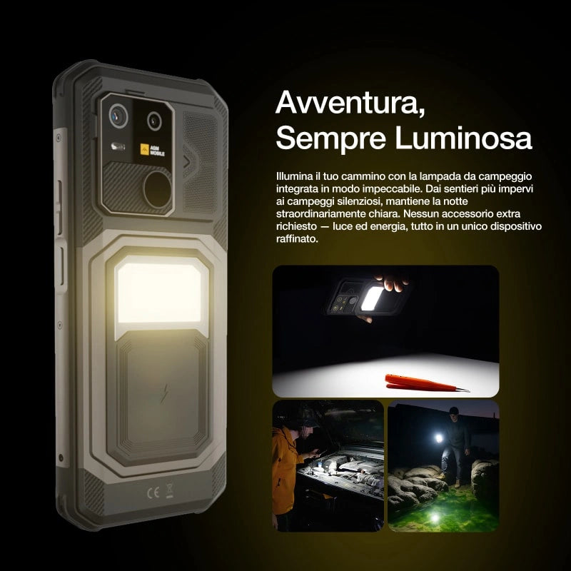 Pre-Vendita | AGM G3 PRO | Smartphone Robusto con Termocamera | 12GB+512GB | Batteria 10000mAh | Display 120Hz | MIL-STD-810H