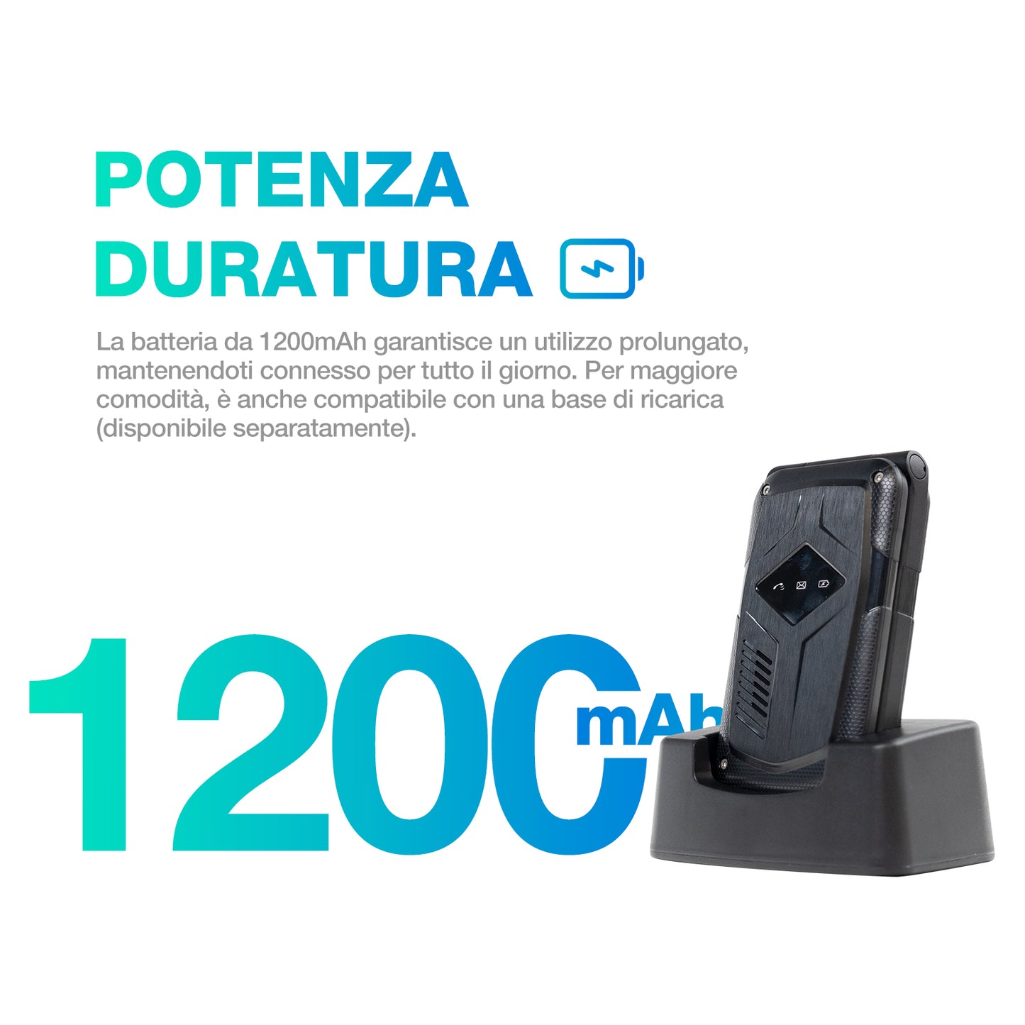AGM M10｜Avvisi LED intelligenti｜Dual SIM｜Tasto di emergenza SOS｜Altoparlante potente