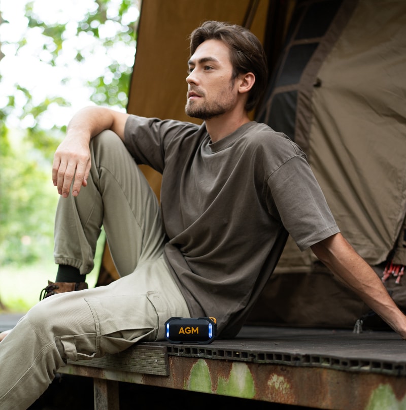 Pre Vendita | AGM MAG ROCK | Cuffia Bluetooth Magnetica | Impermeabile IPX7 | Galleggiante | Suono Potente 8W | Luci RGB per Feste