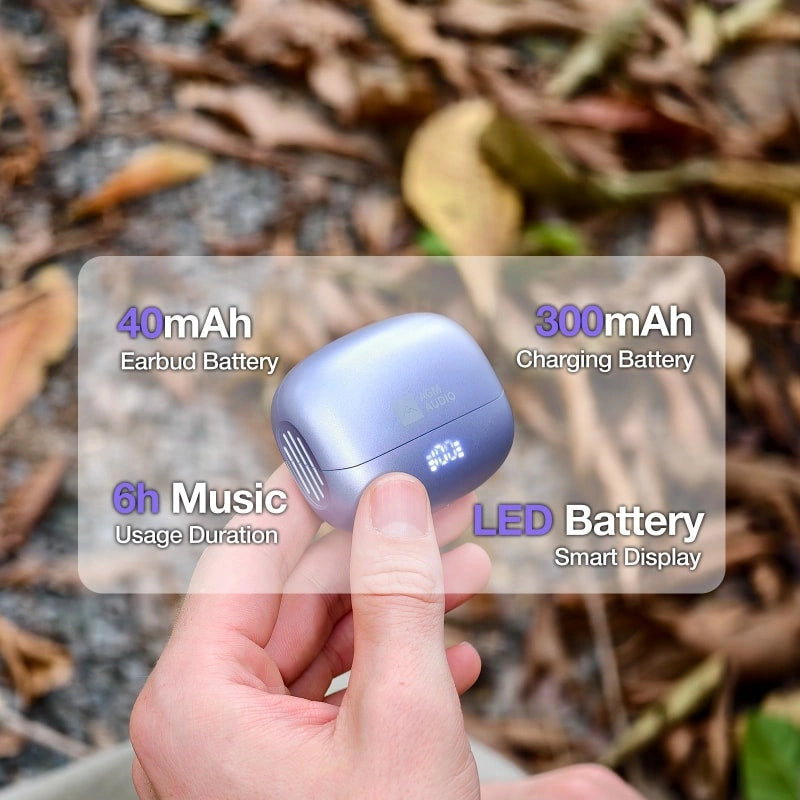 AGM Open Buds 1 | Design Open-Ear | ANC 25+3dB | Autonomia fino a 6 ore | Resistenza all'Acqua IPX4