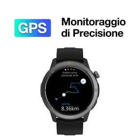 AGM Legion | Resistente | AMOLED | Monitoraggio della salute | Multi-Sport | 5 ATM | Batteria a lunga durata | GPS | Bussola