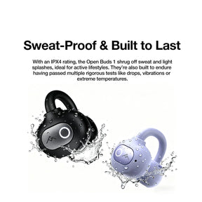 AGM Open Buds 1 | Design Open-Ear | ANC 25+3dB | Autonomia fino a 6 ore | Resistenza all'Acqua IPX4