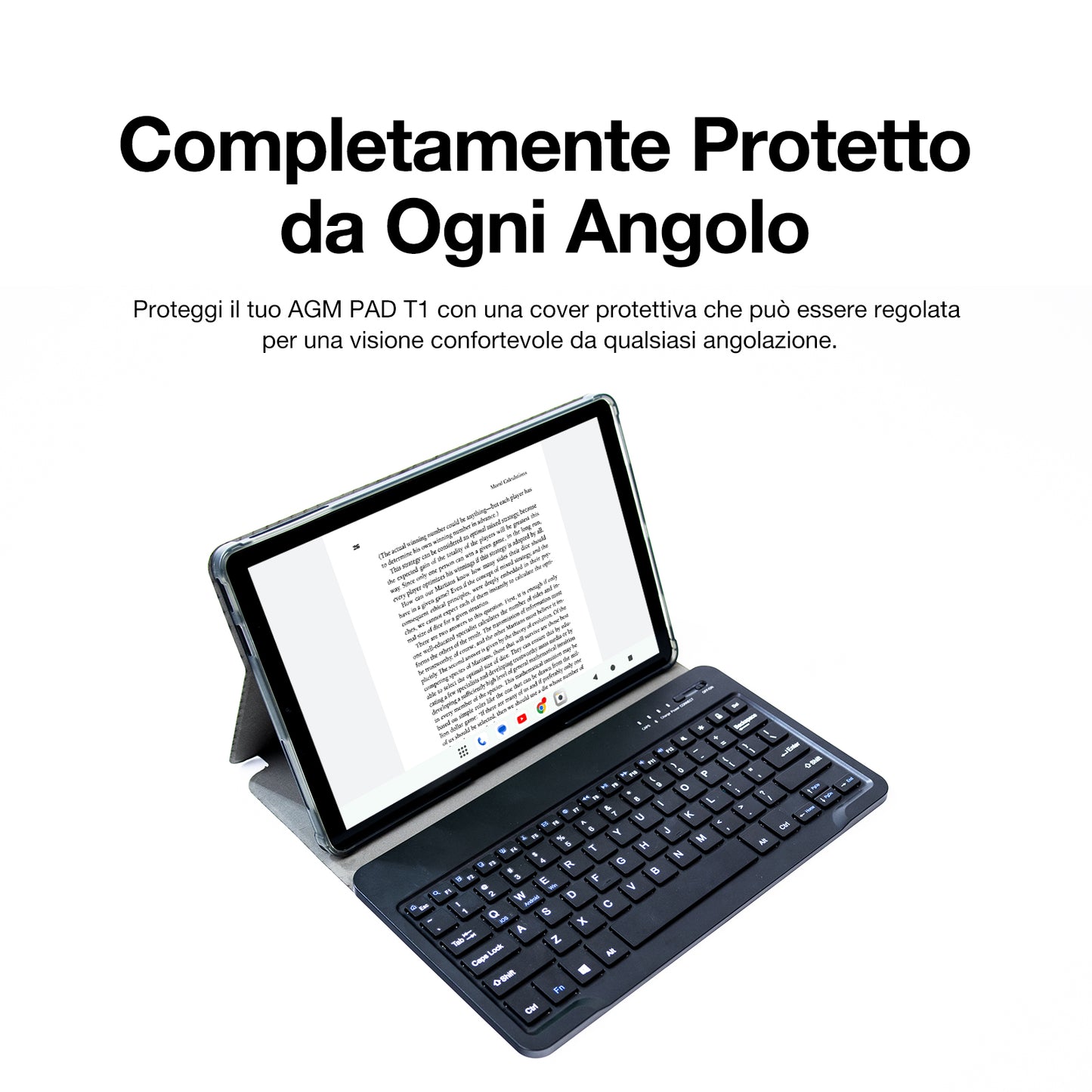 AGM PAD T1｜Superleggero｜11" FHD+｜Processore Octa-Core T606｜4G Dual SIM｜Android 14｜Batteria da 7000 mAh