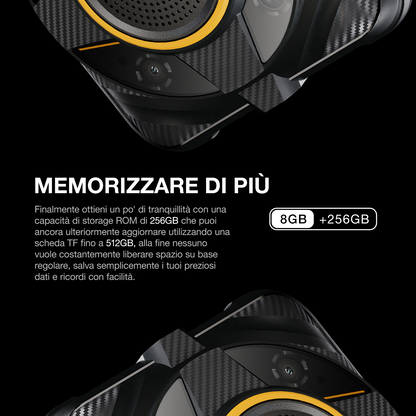 AGM G2 | 5G Telfono indistruttibile senza contratto| Potente processore | Schermo FHD+ da 6,58 pollici a 120Hz | Batteria 7000 mAh | Android 12
