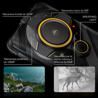 AGM G2 | 5G Telfono indistruttibile senza contratto| Potente processore | Schermo FHD+ da 6,58 pollici a 120Hz | Batteria 7000 mAh | Android 12