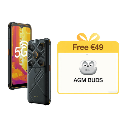 AGM Glory G1S | migliore risoluzione della fotocamera: 256 x 192 Frame rate: 25 FPS | Telefono indistruttibile 5G