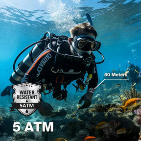 AGM Legion 3 | Smartwatch | Display OLED | Batteria 500mAh | Chiamate Bluetooth | Monitoraggio Frequenza Cardiaca | Impermeabile 5ATM | Torcia LED | Orologio Sportivo Robusto Quadrato