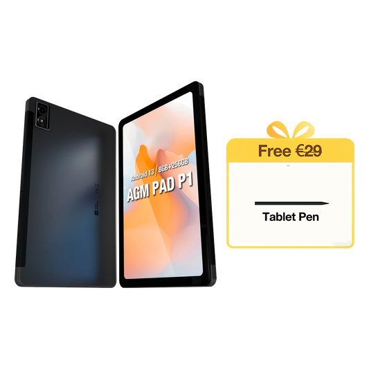 AGM PAD P1 | Tablet resistente 4G LTE | Chipset potente | Impermeabile | Leggero | Ampio display 1200*2000 FHD | Batteria grande | Android 13
