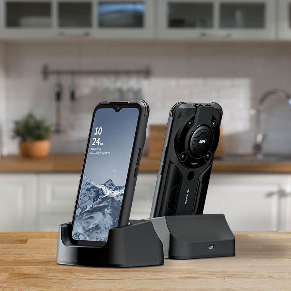 Stazione Base di Ricarica da Tavolo Wireless per Serie AGM Glory / H5 / Guardian